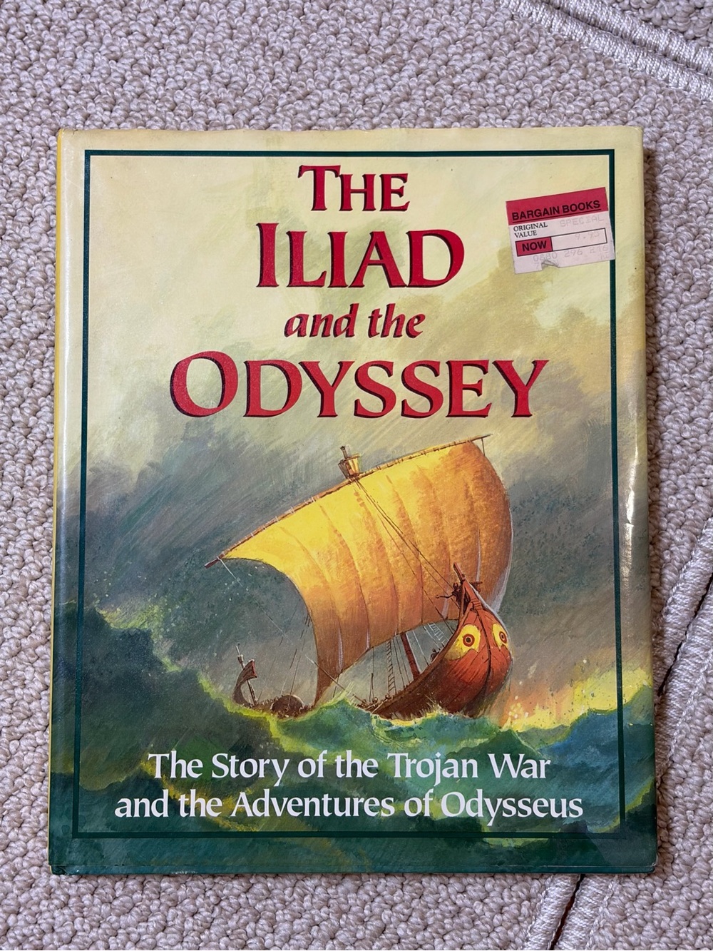The Iliad and the Odyssey Homer Vintage Dorset Press 1991 Hardcover Italy